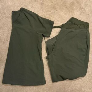 Mandala Olive Green Scrub Set XXL